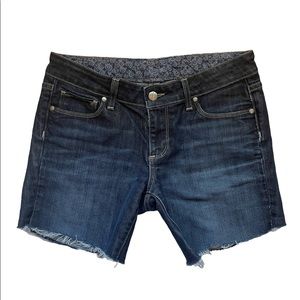 Paige shorts cut off denim